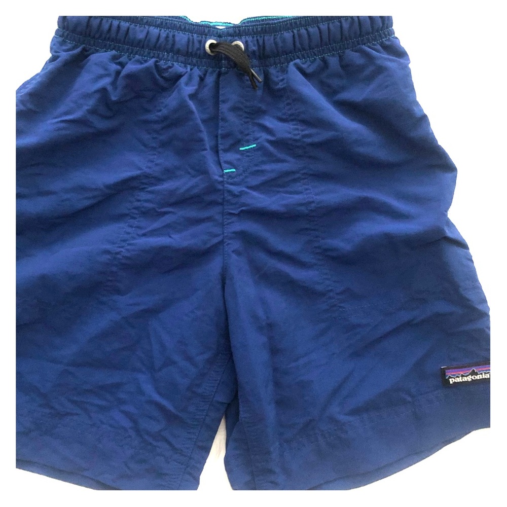 Boys size 8 swim trunks by Patagonia.